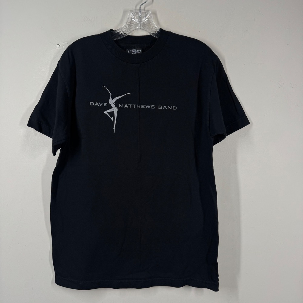 Dave Matthews Band 2005 Summer Tour T-Shirt Mens Black Fire Dancer Concert Tee